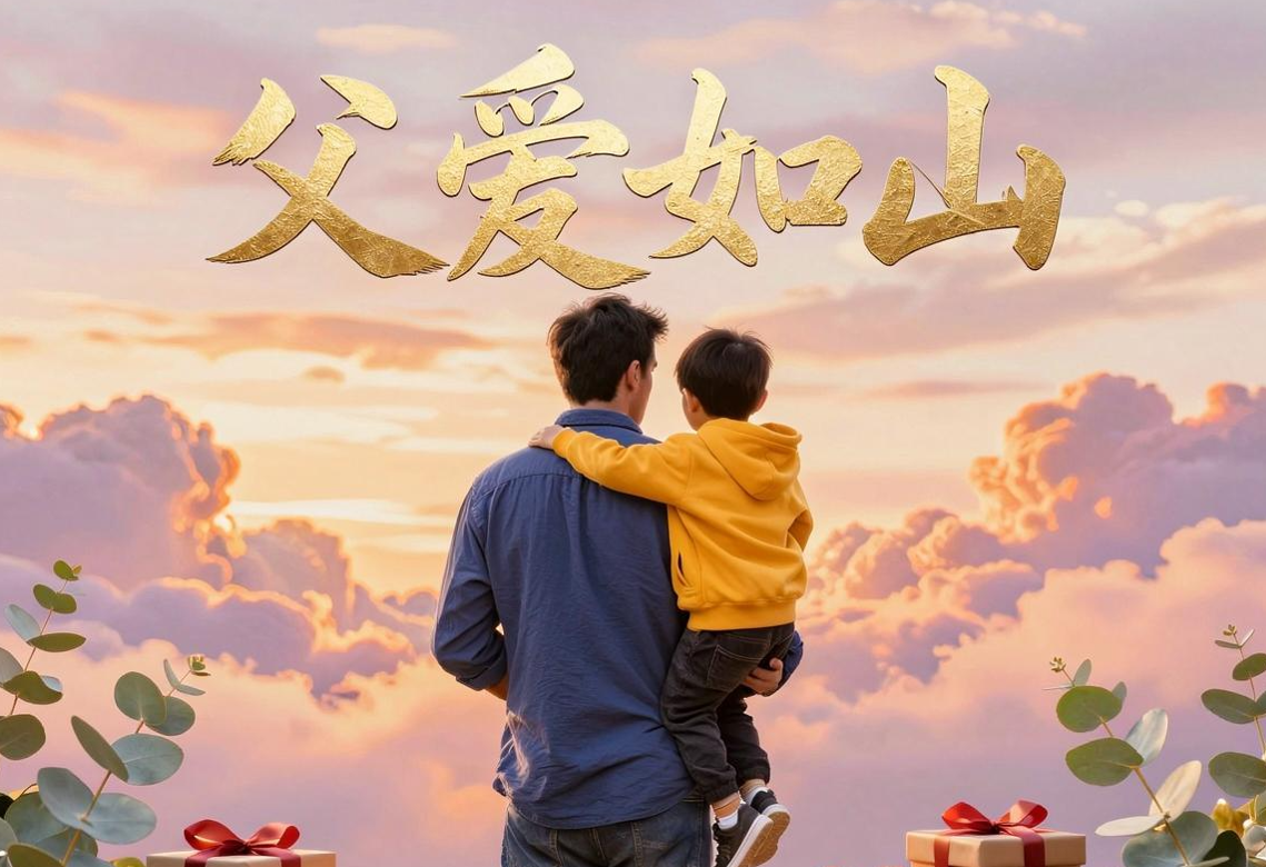 父爱有痕，岁月无迹，祝所有父亲，节日快乐，喜乐无忧！